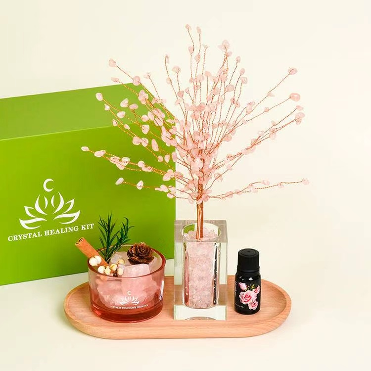 Healing Crystal Tree Aromatherapy Diffuser - Spiritual Home Decor