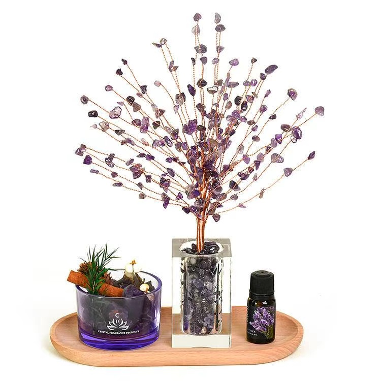 Healing Crystal Tree Aromatherapy Diffuser - Spiritual Home Decor