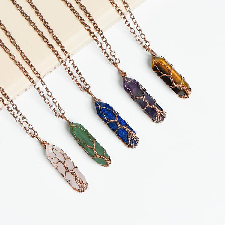 Double Terminated Quartz Pendant |Hexagonal Crystal Necklace for Energy &Healing
