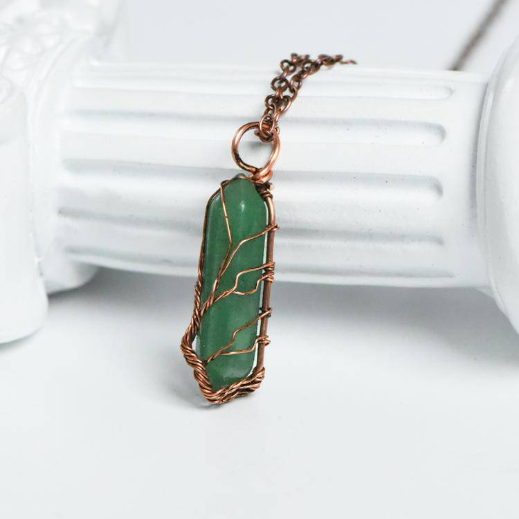 Double Terminated Quartz Pendant |Hexagonal Crystal Necklace for Energy &Healing
