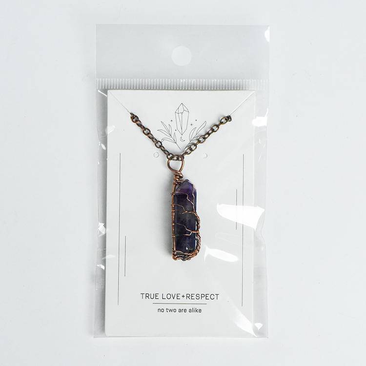 Double Terminated Quartz Pendant |Hexagonal Crystal Necklace for Energy &Healing