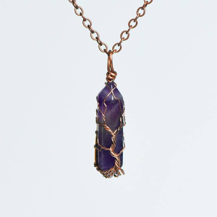 Double Terminated Quartz Pendant |Hexagonal Crystal Necklace for Energy &Healing