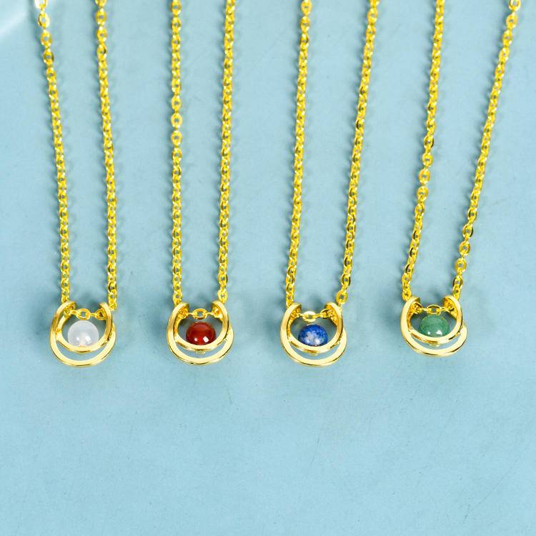 U-Shaped Pearl Pendant Crystal Necklace: Minimalist Niche Design for Luxury Aesthetic
