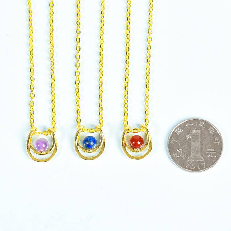 U-Shaped Pearl Pendant Crystal Necklace: Minimalist Niche Design for Luxury Aesthetic