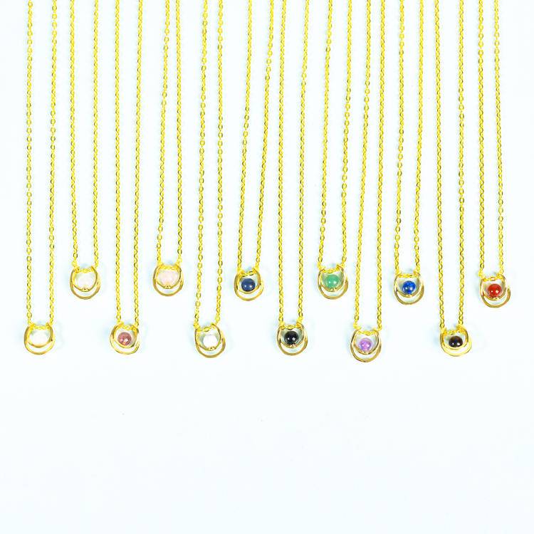 U-Shaped Pearl Pendant Crystal Necklace: Minimalist Niche Design for Luxury Aesthetic