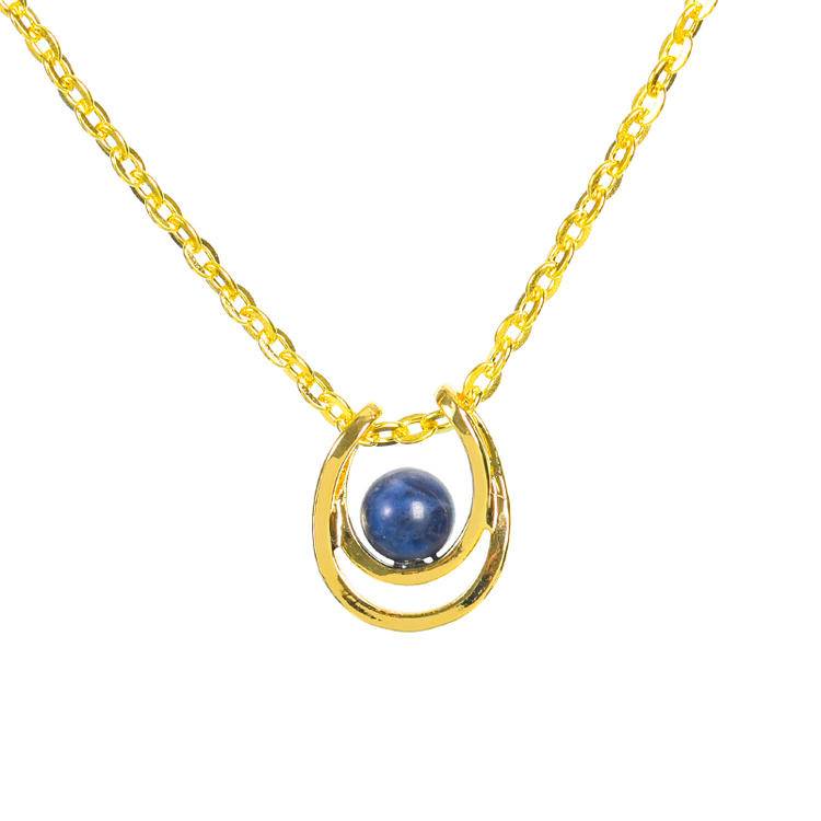 U-Shaped Pearl Pendant Crystal Necklace: Minimalist Niche Design for Luxury Aesthetic