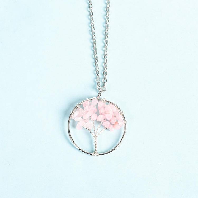 Tree of Life Pendant -Spiritual Nature Jewelry in Sterling Silver & Gold