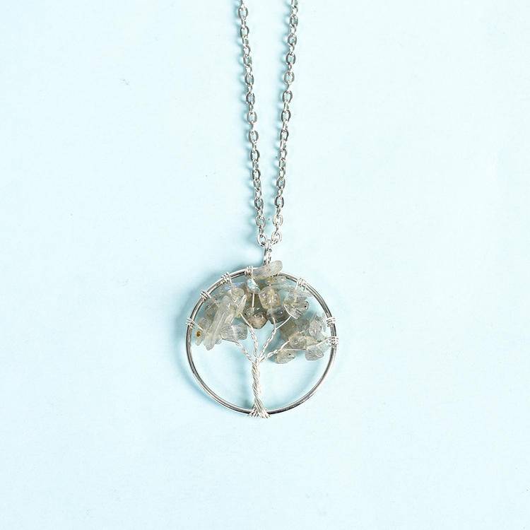 Tree of Life Pendant -Spiritual Nature Jewelry in Sterling Silver & Gold