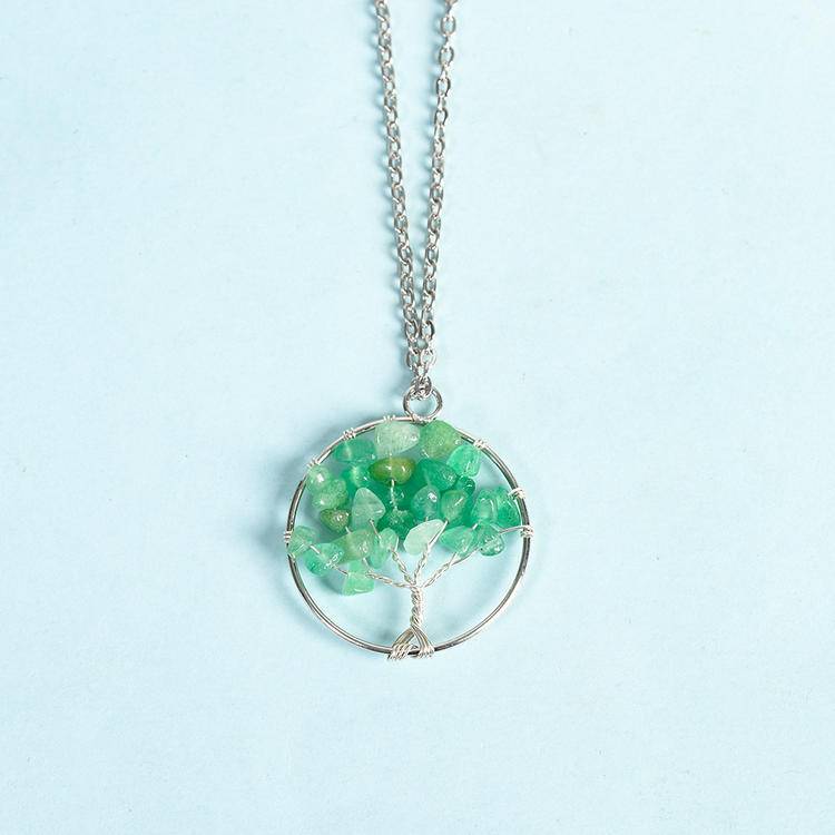 Tree of Life Pendant -Spiritual Nature Jewelry in Sterling Silver & Gold