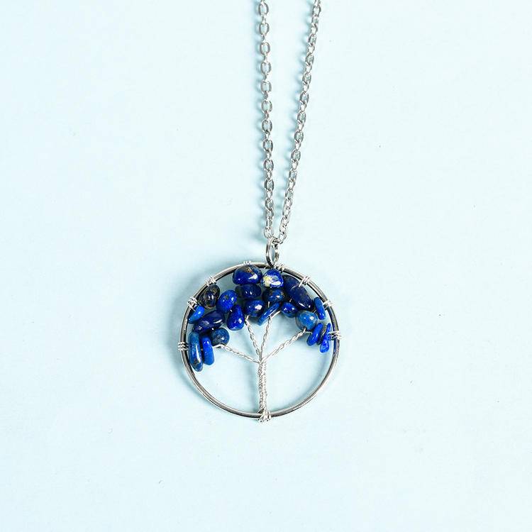 Tree of Life Pendant -Spiritual Nature Jewelry in Sterling Silver & Gold