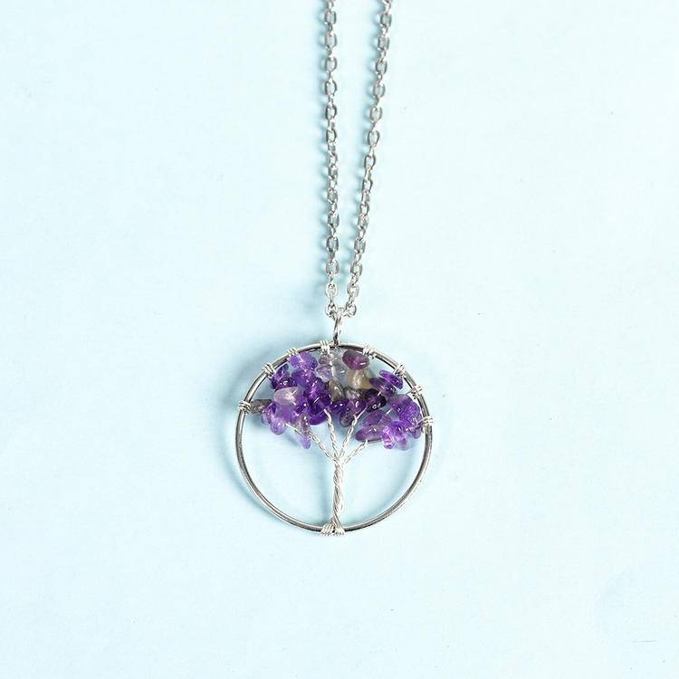 Tree of Life Pendant -Spiritual Nature Jewelry in Sterling Silver & Gold