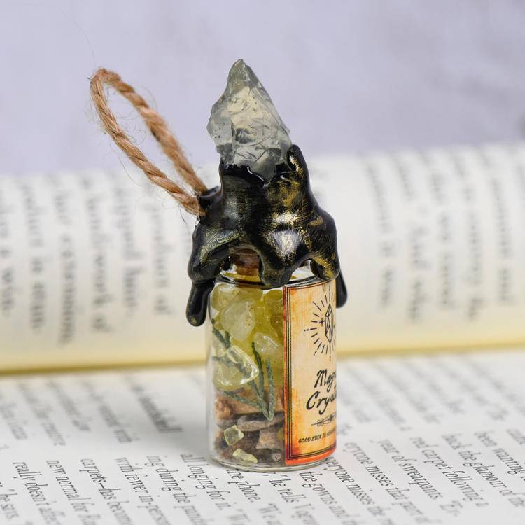 Mini Spiritual Vial - Aesthetic Glass Jar for Intention Setting & Energy Work