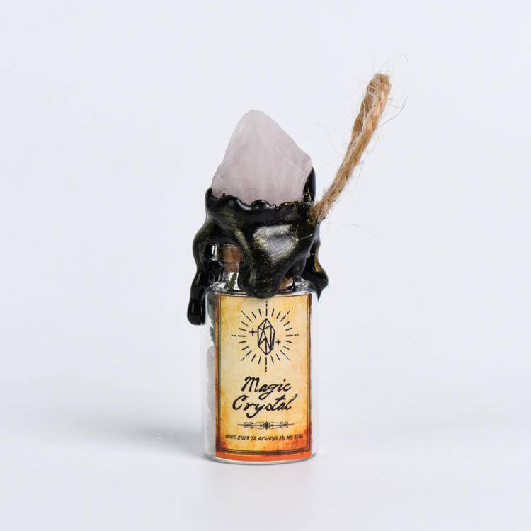 Mini Spiritual Vial - Aesthetic Glass Jar for Intention Setting & Energy Work