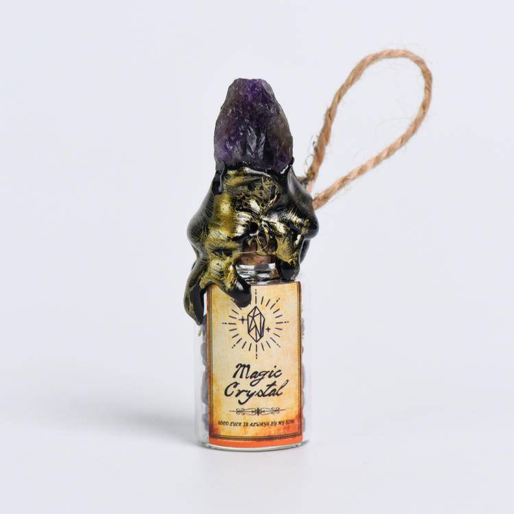 Mini Spiritual Vial - Aesthetic Glass Jar for Intention Setting & Energy Work