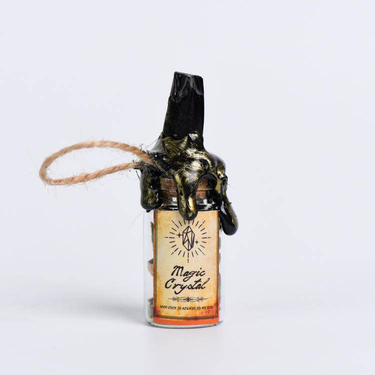 Mini Spiritual Vial - Aesthetic Glass Jar for Intention Setting & Energy Work