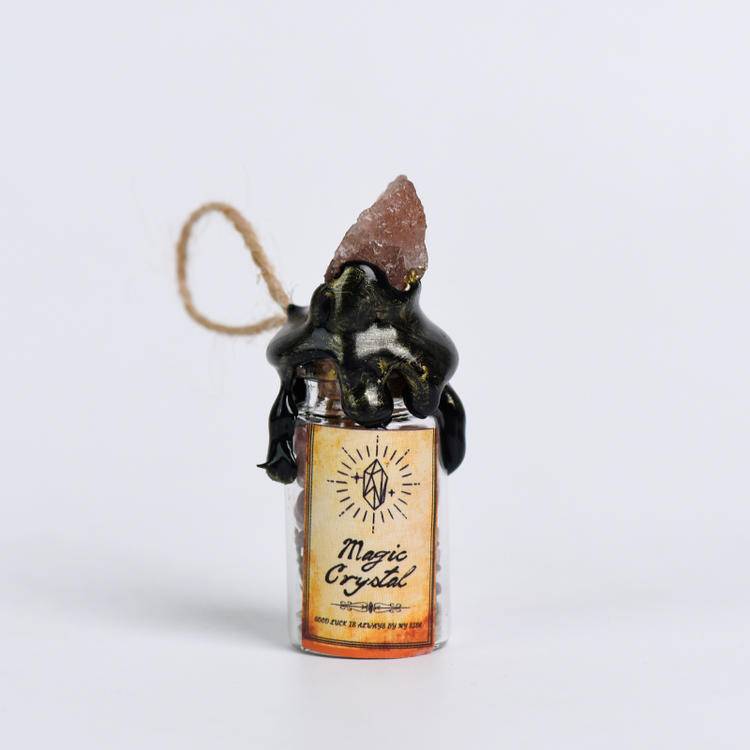 Mini Spiritual Vial - Aesthetic Glass Jar for Intention Setting & Energy Work