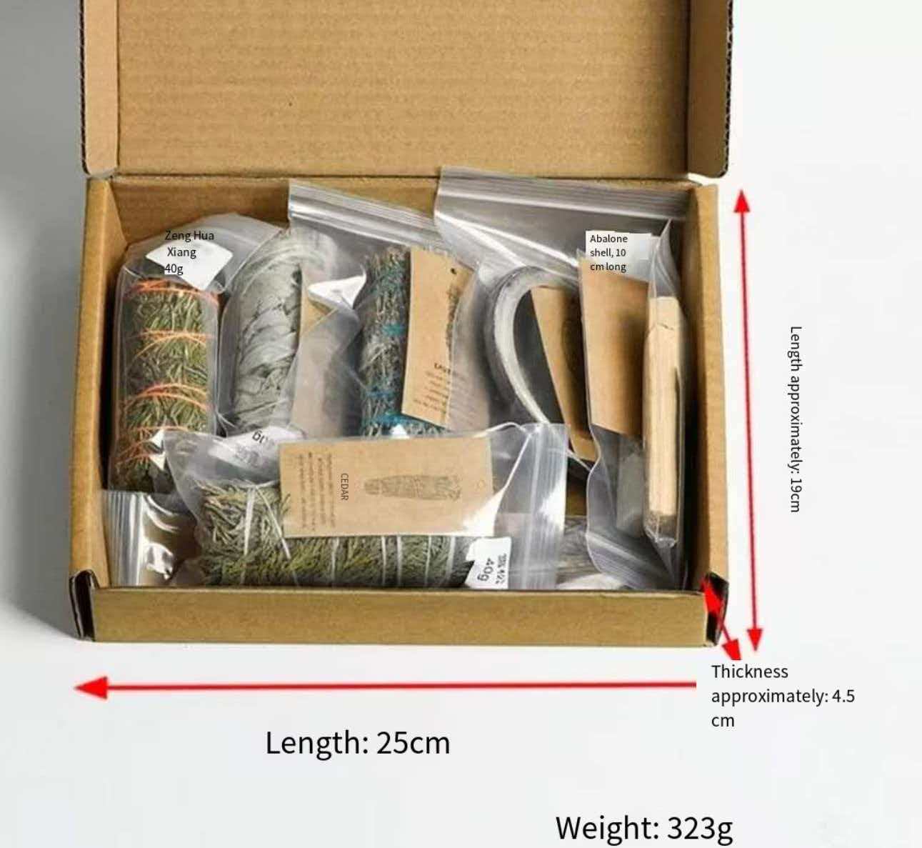 Sage, Rosemary & Cedar Smudge Kit |Natural Home Purification & Healing