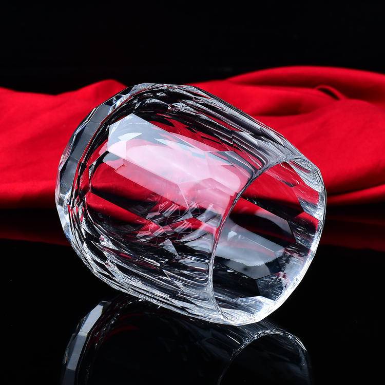 Natural Crystal Melting Cup - Faceted Quartz for Healing & Purification