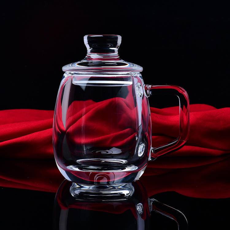 Natural Fused Crystal Glass Cup | Infused with Healing & Purification Energy | Premium Handmade Glassware