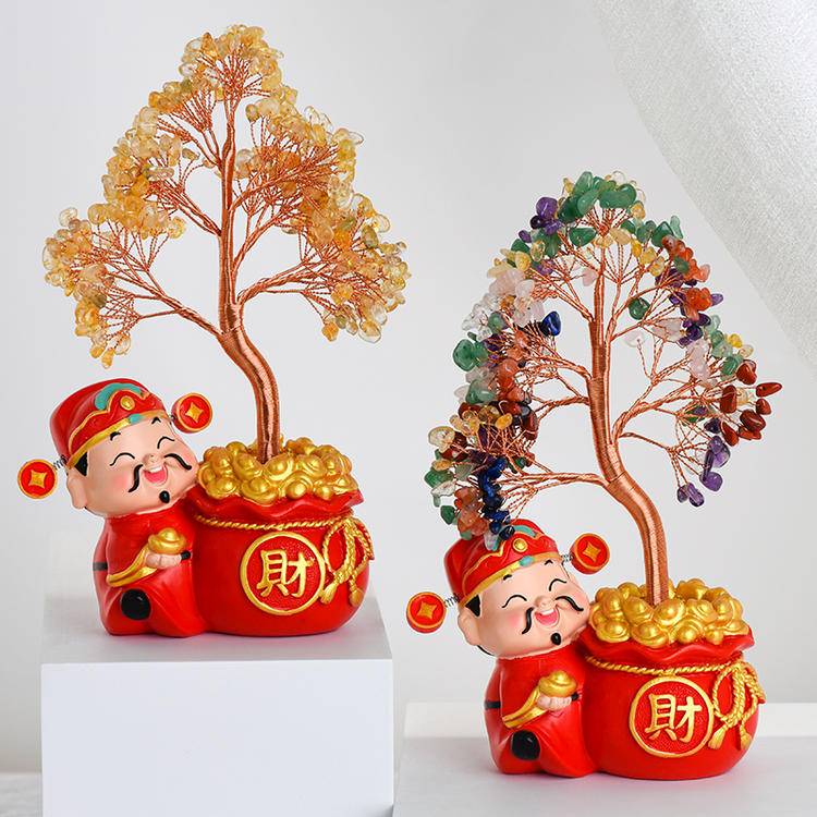 How to Cleanse& Activate: Crystal God of Wealth & Money Tree for Wealth