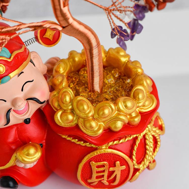How to Cleanse& Activate: Crystal God of Wealth & Money Tree for Wealth