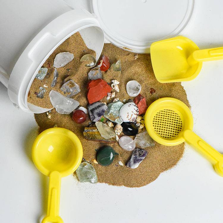 Kids Crystal Dig Kit | Excavation Science Toys | Gem Mining Bucket Set