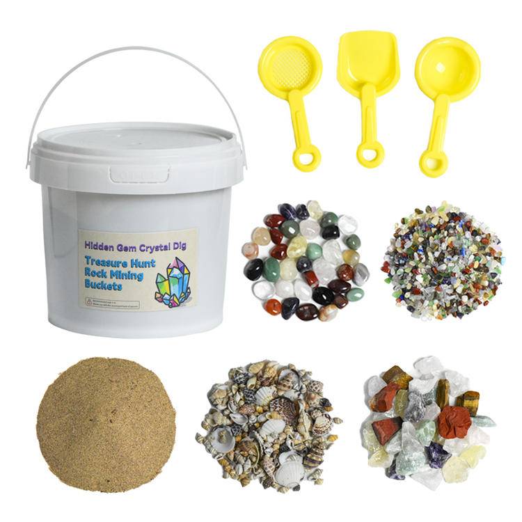Kids Crystal Dig Kit | Excavation Science Toys | Gem Mining Bucket Set