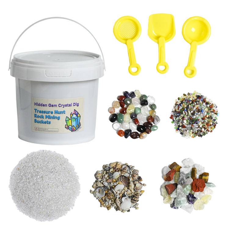 Kids Crystal Dig Kit | Excavation Science Toys | Gem Mining Bucket Set