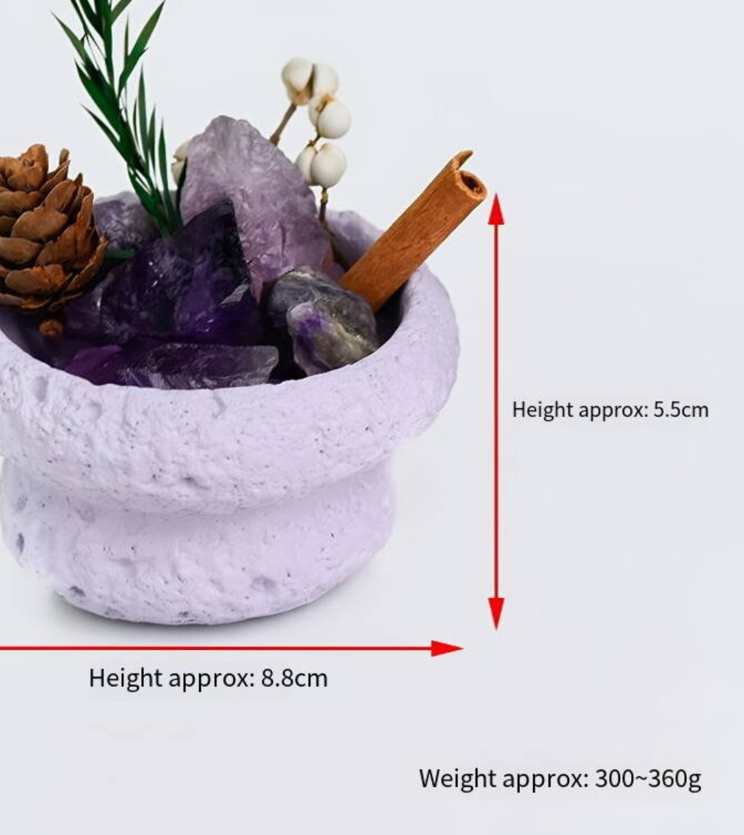 Cement Cup & Raw Stone Aroma | Natural Minimalist Home Fragrance & Decor