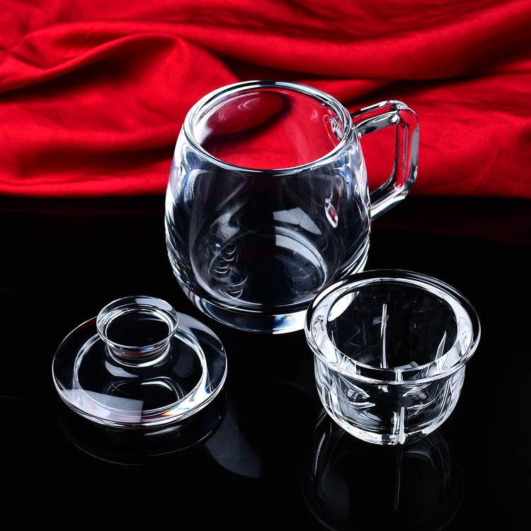 Natural Crystal Smelting Cup with Infuser l 300ml & 400ml