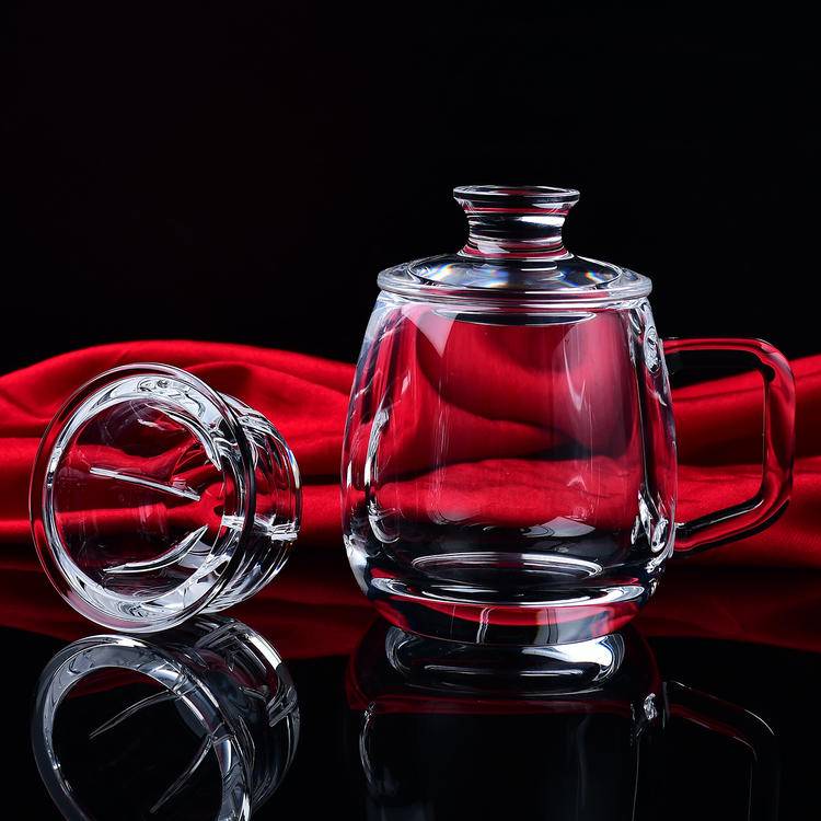 Natural Crystal Smelting Cup with Infuser l 300ml & 400ml