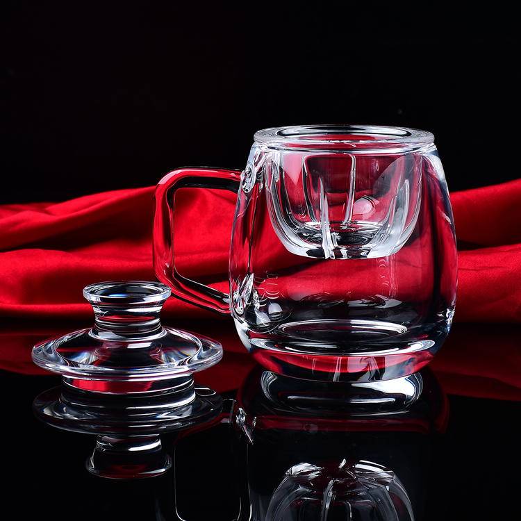 Natural Crystal Smelting Cup with Infuser l 300ml & 400ml