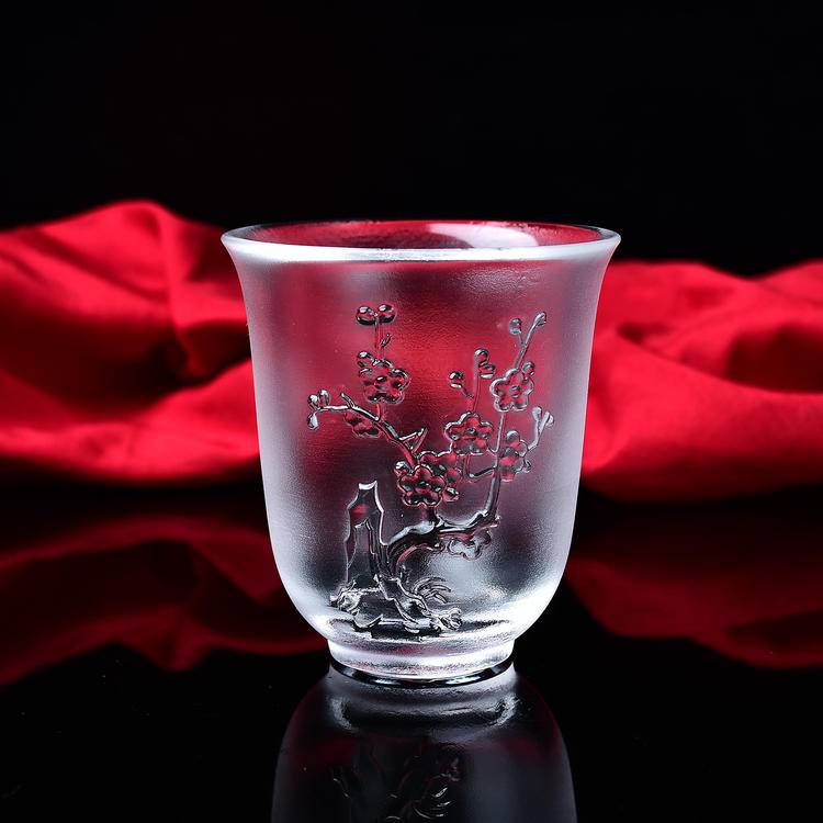 Crystal Melting Cup - Plum Blossom Single Cup | Premium Quartz Crucible for Laboratory & Industrial Use