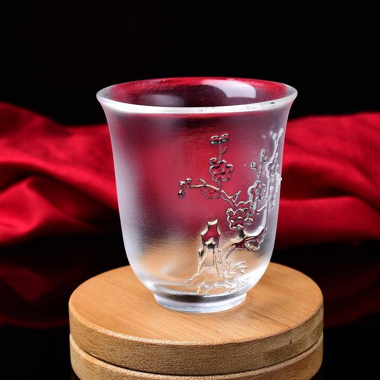Crystal Melting Cup - Plum Blossom Single Cup | Premium Quartz Crucible for Laboratory & Industrial Use