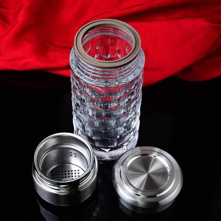 Natural Crystal Melting Cup - Faceted Threaded Cup | Premium Quartz Labware