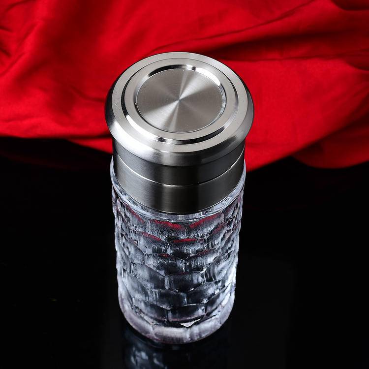 Natural Crystal Melting Cup - Faceted Threaded Cup | Premium Quartz Labware