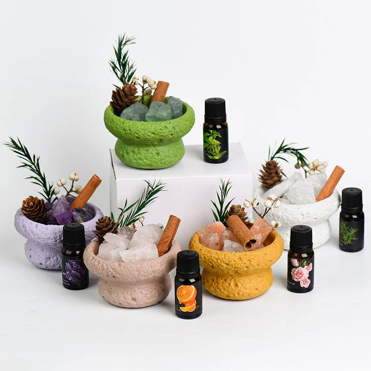 Cement Cup & Raw Stone Aroma | Natural Minimalist Home Fragrance & Decor
