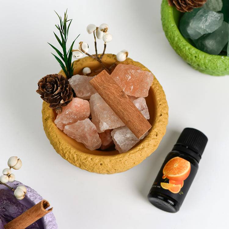 Cement Cup & Raw Stone Aroma | Natural Minimalist Home Fragrance & Decor