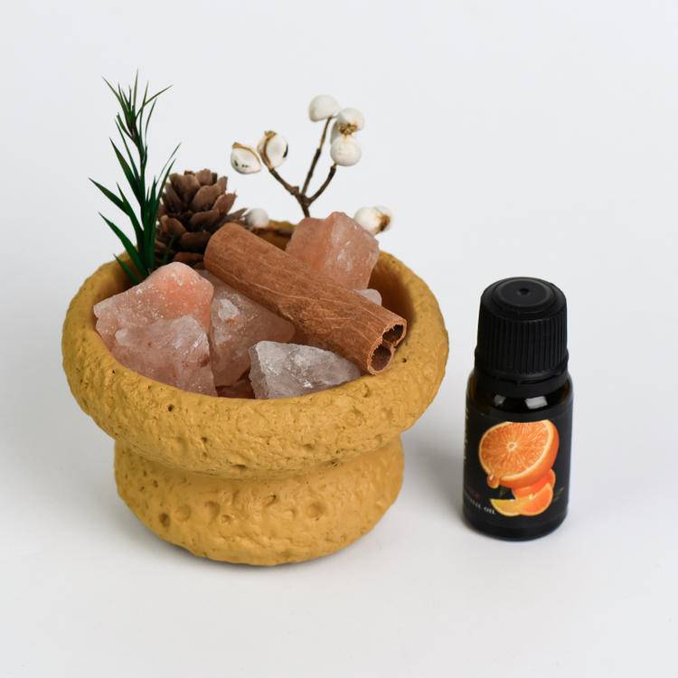 Cement Cup & Raw Stone Aroma | Natural Minimalist Home Fragrance & Decor