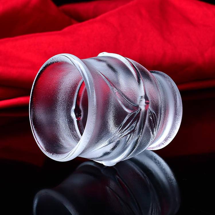 Natural Crystal Smelting Cup - "Jie Jie Gao Sheng" Bamboo Tea Cup | Premium Glassware