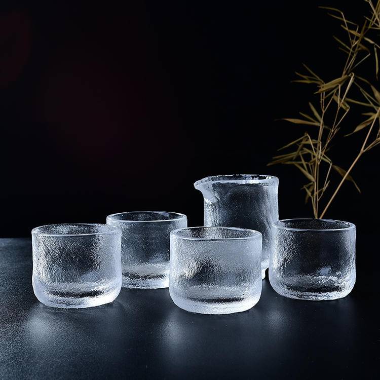 Handcrafted Molten Crystal Tea Set | Natural Heatable Crystal Teaware