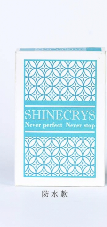 Custom PVC Plastic Playing Cards - Waterproof, Washable & Crystal Pattern Printed