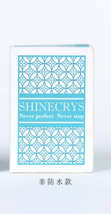 Custom PVC Plastic Playing Cards - Waterproof, Washable & Crystal Pattern Printed