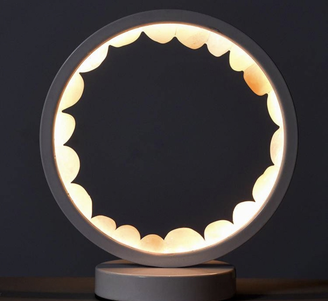 Natural Crystal Night Light - Color Changing Transparent Stone Heart Lamp & Atmosphere Gift
