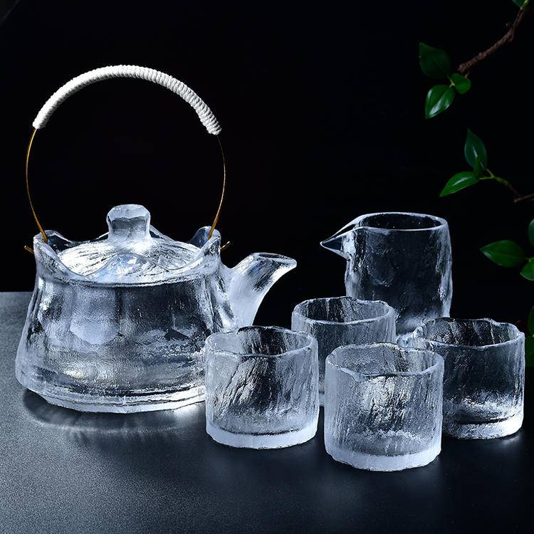 Natural Crystal Melting Cup - Premium Crystal Tea Set for Mindful Brewing