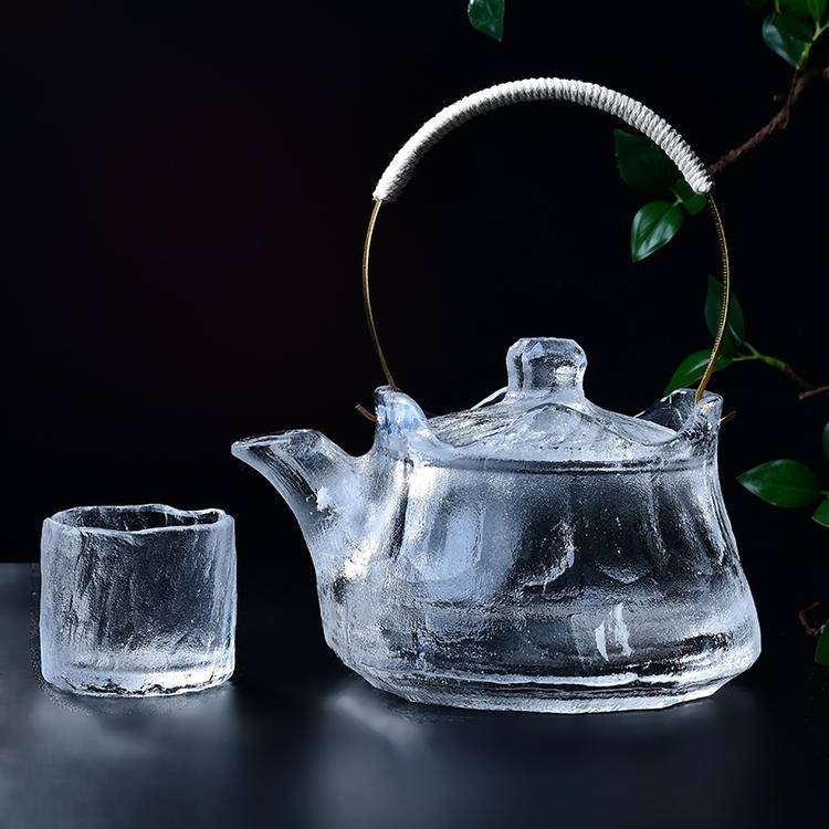 Natural Crystal Melting Cup - Premium Crystal Tea Set for Mindful Brewing
