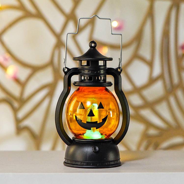 Spooky Halloween Handheld Lights: Pumpkin, Skull & Ghost LED String Decor