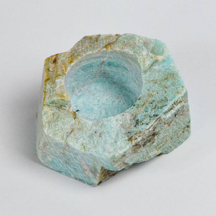 Natural Crystal Candle Holders: Fluorite,  Amethyst, Rose Quartz &More|Handcrafted Stone Home Decor