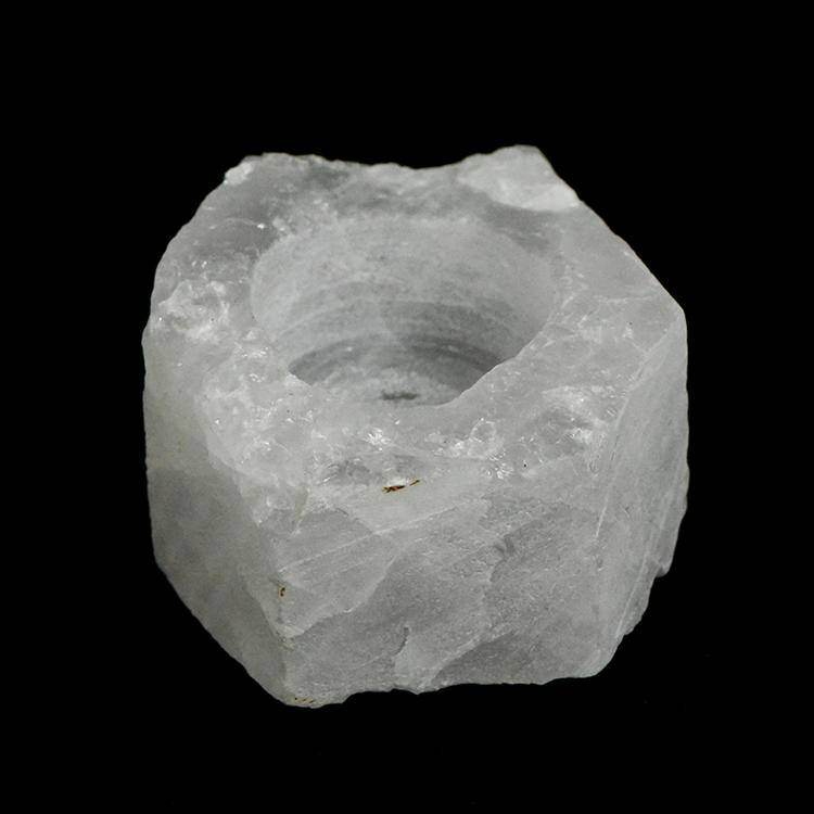 Natural Crystal Candle Holders: Fluorite,  Amethyst, Rose Quartz &More|Handcrafted Stone Home Decor