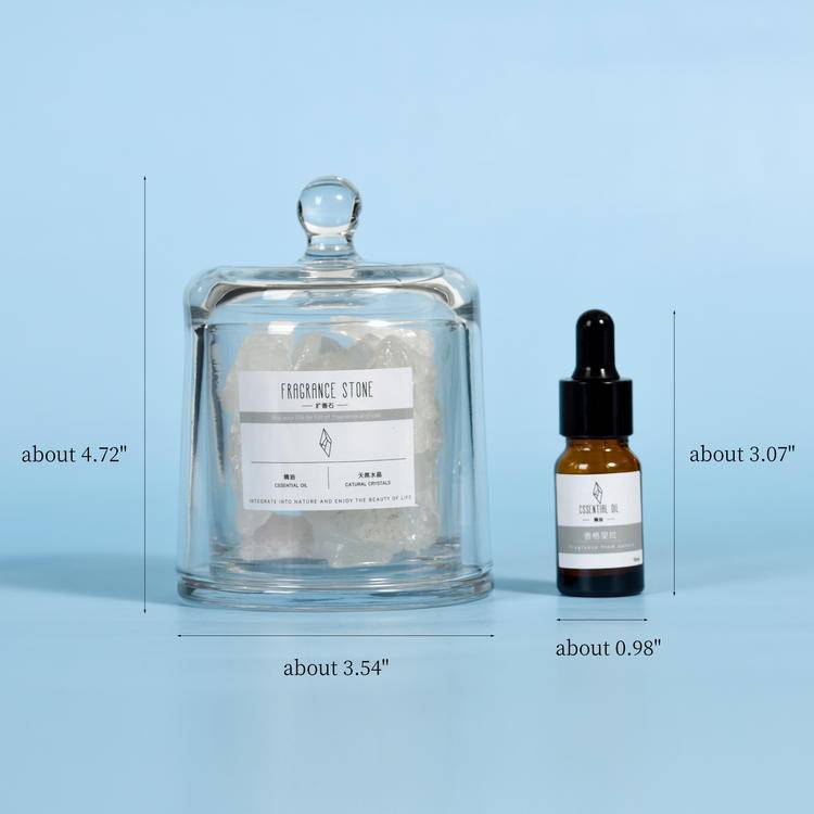 Premium Flameless Crystal Stone Diffuser | Wholesale Aromatherapy Gift & Home Decor